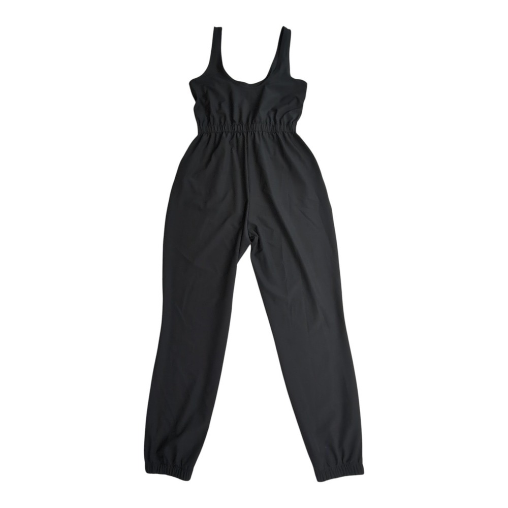 Abercrombie & Fitch Traveler Jumpsuit Women Small Black Gorpcore Utility Active - Picture 2 of 13